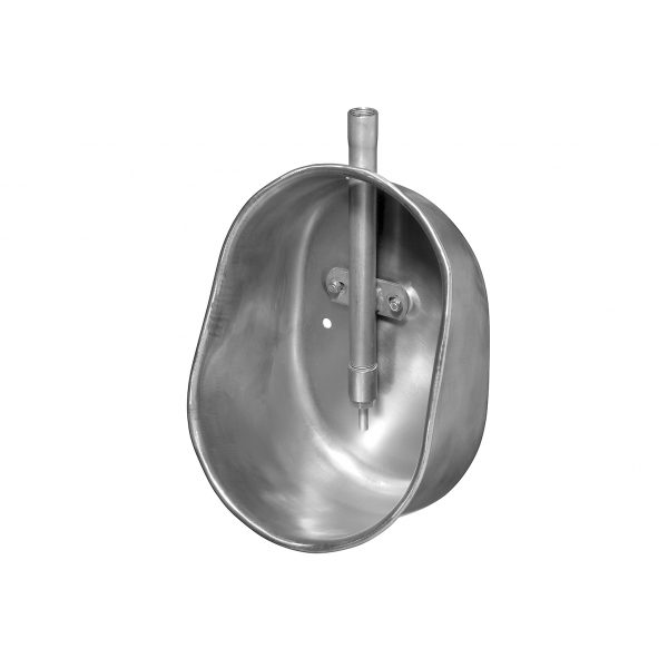 Sow and Boar Drinker Bowl – stainless steel water bowl with a ½” female thread for adult pigs.