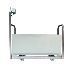 QE Piglet Weigher with stainless steel frame, Paneltim® panels and Bosch load cell technology