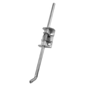 Single Adjustable Drinker for pigs in stainless steel